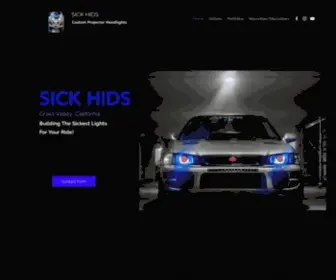 Sickhids.com(Custom Projector Retrofits) Screenshot