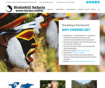 Sicklebillsafaris.com(Wildlife & Photography Tours with Sicklebill Safaris) Screenshot