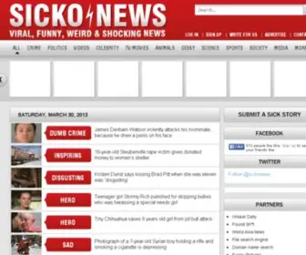 Sickonews.com(Where boring news dies) Screenshot