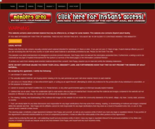 Sickpuppy.com(Sick Puppy) Screenshot