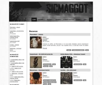 Sicmaggot.cz(Server o muzice) Screenshot