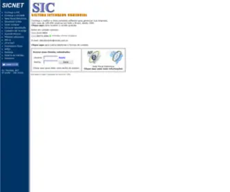 Sicnet.com.br(Sicnet) Screenshot