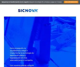 Sicnova3D.com(Impresoras 3D Profesionales Sicnova) Screenshot