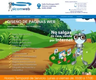 Sicomweb.com.mx(DISEÑO) Screenshot