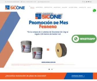 Sicone.com.mx(Sicone) Screenshot