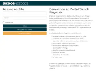 Sicoobnegocios.com.br(Sicoobnegocios) Screenshot