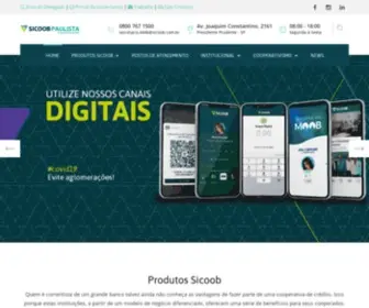Sicoobpaulista.com.br(Sicoob Paulista) Screenshot