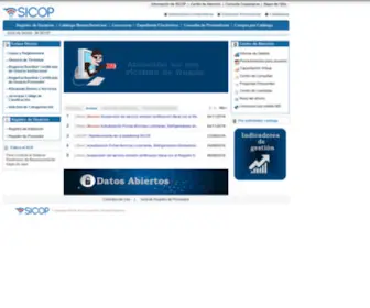 Sicop.go.cr(Sicop) Screenshot