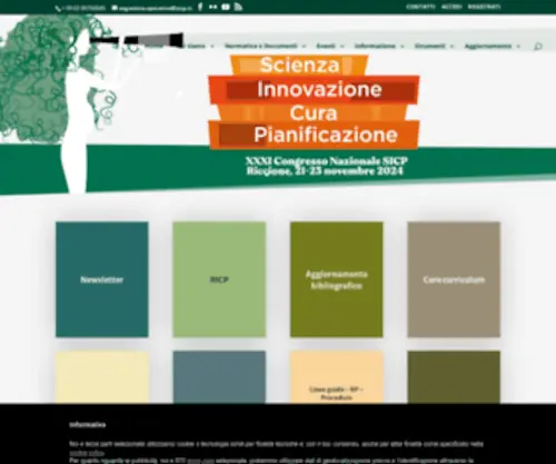 Sicp.it(Società Italiana di Cure Palliative) Screenshot