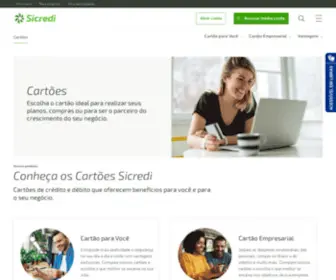 Sicredicartoes.com.br Screenshot