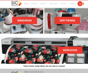 Sicsublimacion.com(SIC Sublimación) Screenshot