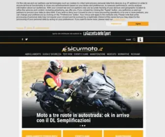 Sicurmoto.it(Sicurezza Stradale per Moto e Motociclisti) Screenshot