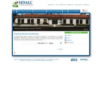 Sidalc.net(Alianza SIDALC) Screenshot