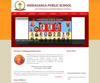 Siddagangapublicschool.com(Siddaganga Public School) Screenshot