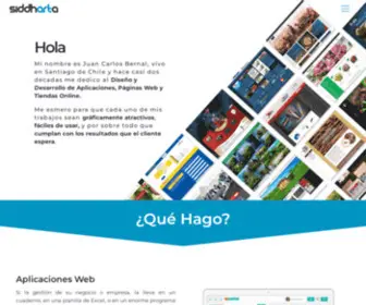 Siddharta.cl(Diseño Paginas Web de Calidad Profesional en Chile) Screenshot