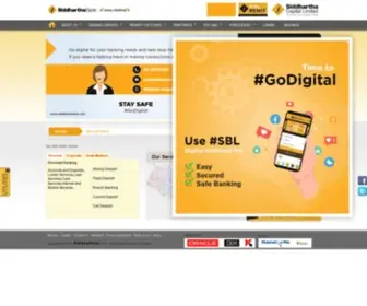 Siddharthabank.com(Welcome) Screenshot