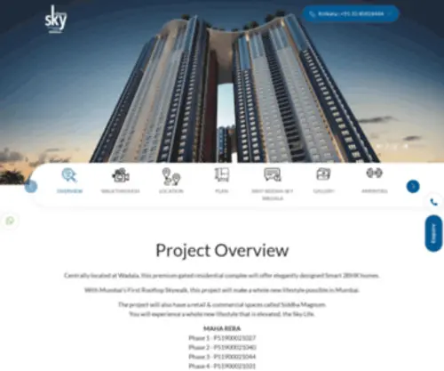 Siddhaskymumbai.com(Siddha Sky Mumbai) Screenshot