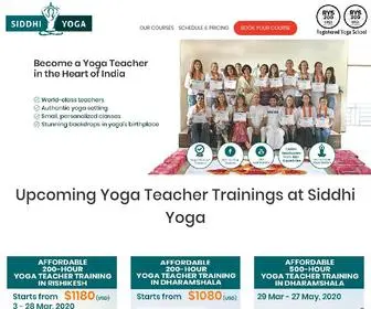 Siddhiyoga.com(Book Yoga Teacher Training with Best Yoga Institute in India) Screenshot