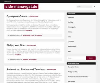 Side-Manavgat.de(Side Manavgat Urlauberinfos) Screenshot