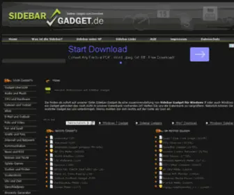 Sidebar-Gadget.de(Vista) Screenshot