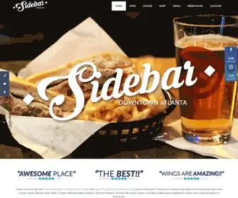 Sidebaratl.com(Downtown Atlanta's Best Bar) Screenshot