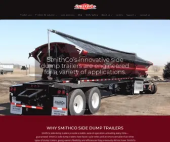 Sidedump.com(Side Dump Trailers) Screenshot