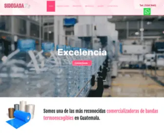 Sidegasa.com(Insumos para la seguridad en Guatemala) Screenshot