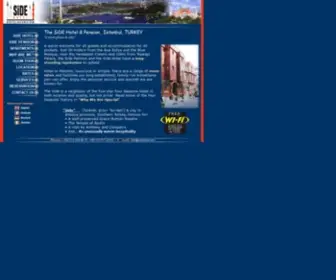 Sidehotel.com(Side Hotel Sultanahmet) Screenshot