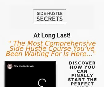 Sidehustle-Secrets.com(Sidehustle Secrets) Screenshot