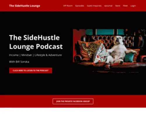 Sidehustlelounge.com(The Sidehustle Lounge) Screenshot