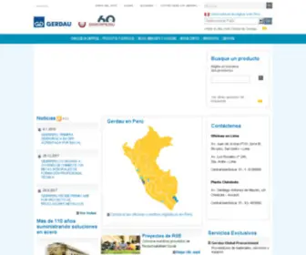 Sider.com.pe(Gerdau Website) Screenshot