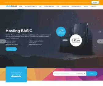 Sideralia.it(Web Hosting E) Screenshot