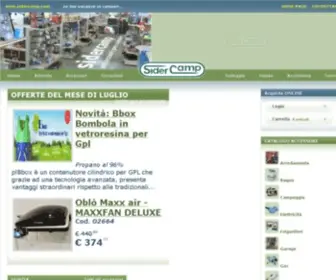 Sidercamp.com(Accessori per camper) Screenshot