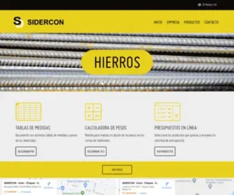Sidercon.com(SIDERCON SRL) Screenshot