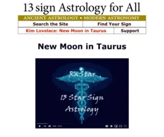 Siderealist.com(13 sign astrology for All) Screenshot