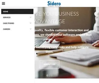 Sidero.ie(Software Development & Cloud Native Service) Screenshot