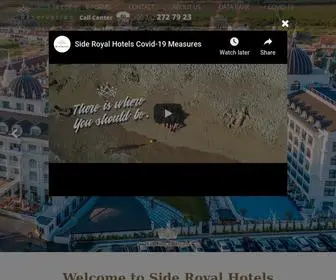 Sideroyalhotels.com(Side Royal Hotels) Screenshot