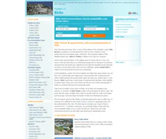 Sideturkeyhotels.com(Side hotels & apartments) Screenshot