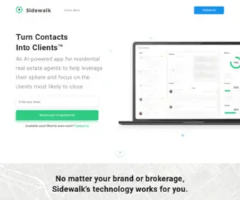 Sidewalk.ai(Real Estate CRM) Screenshot