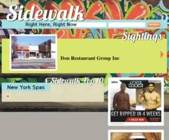 Sidewalk.com(As local as you are) Screenshot