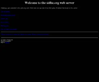 Sidhe.org(Generic) Screenshot