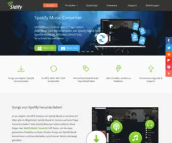 Sidify.de(Sidify Streaming Music Converter) Screenshot
