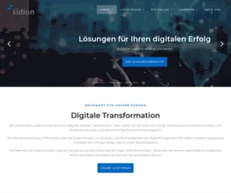 Sidion.de(Home) Screenshot