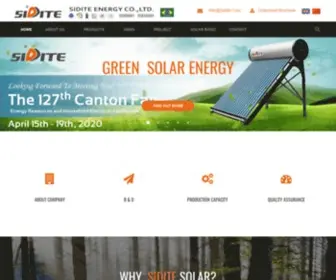 Sidite-Solar.com(SIDITE Solar) Screenshot