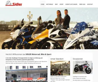 Sidler-Motos.ch(Sidler Motos) Screenshot