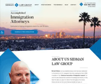Sidmanlawgroup.com(Sidman Law Group) Screenshot