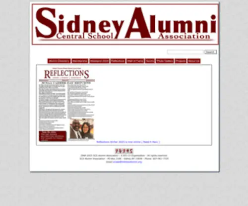 Sidneyalumni.org(Sidney Central School Alumni Association) Screenshot