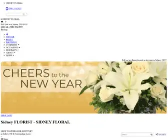 Sidneyfloral.com(Sidney Florist) Screenshot