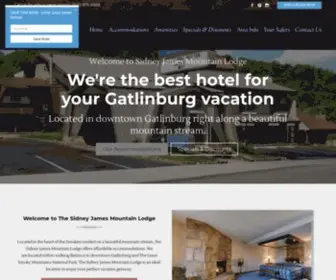 Sidneyjames.com(Gatlinburg Hotel Downtown) Screenshot
