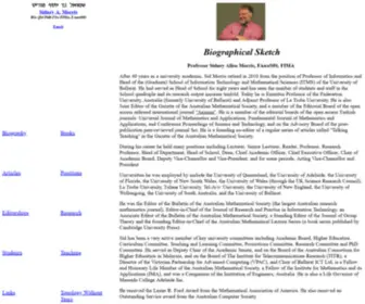 Sidneymorris.net(The Personal Home Page of Sidney A) Screenshot